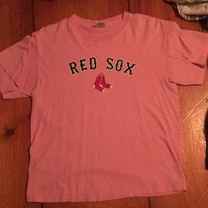 Pink red socks t-shirt